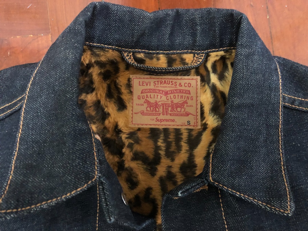 Levis x Supreme Type 3 Jacket 牛仔褸, 男裝, 外套及戶外衣服- Carousell