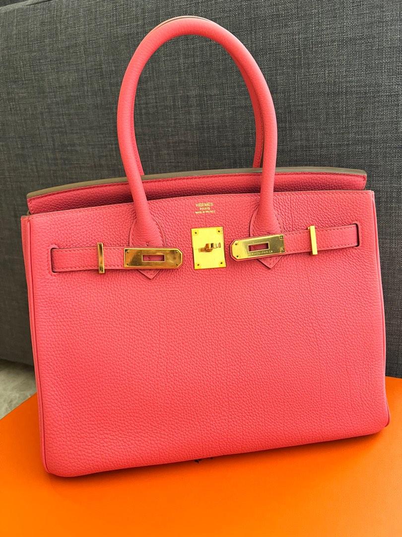 Hermes birkin 30 rose Jaipur epsom Ghw, Women's Fashion, Bags & Wallets,  Shoulder Bags on Carousell