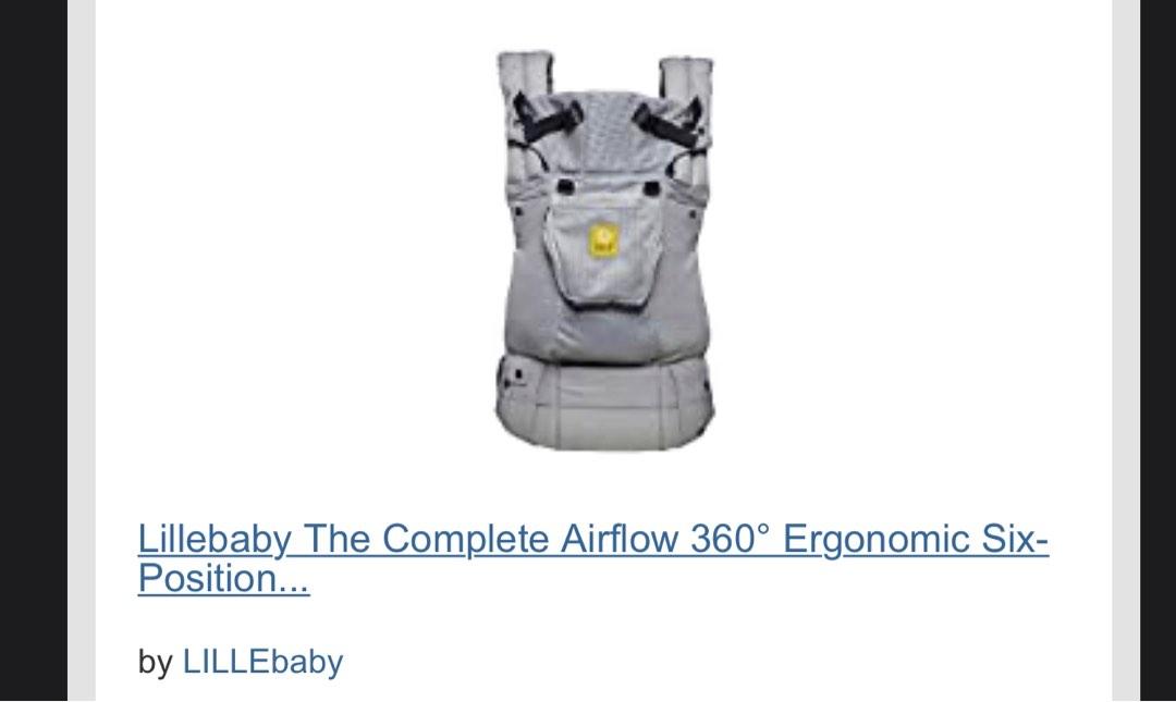 Lillebaby The Complete Airflow 360, Babies & Kids, Going Out, Carriers