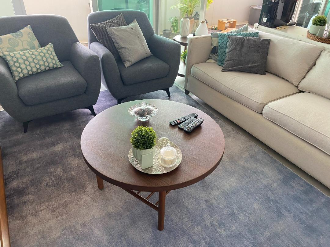 LISTERBY Coffee Table circular (Wood) 90cm diameter and 45cm height