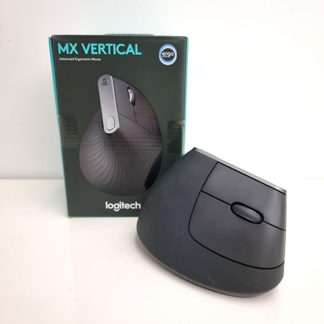 Logitech MX Vertical Advanced Multi-Device Ergonomic Bluetooth Wireless  Mouse for Stress, Computers & Tech, Parts & Accessories, Mouse & Mousepads  on Carousell