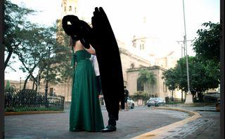 LONG DRESS ONCE USED