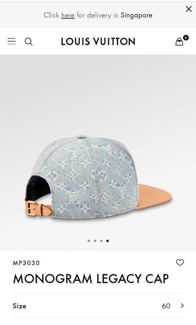 Shop Louis Vuitton Unisex Street Style Caps (DENIM MNG BLEACHED