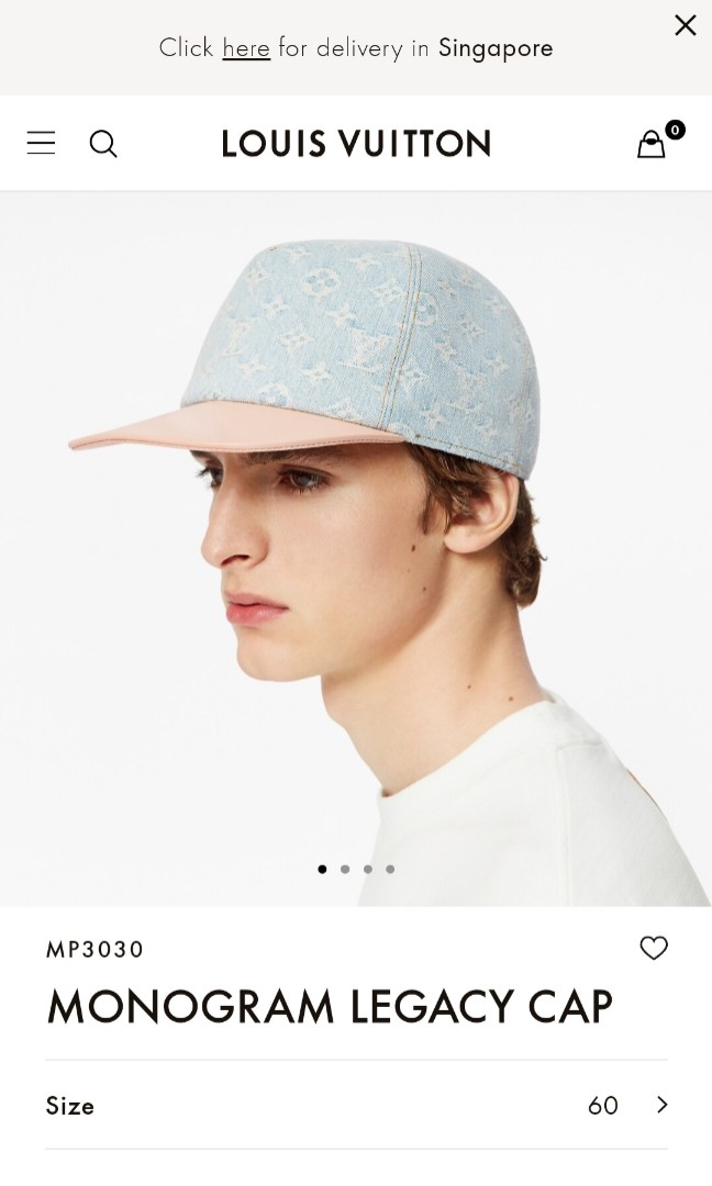 Shop Louis Vuitton Unisex Street Style Caps (DENIM MNG BLEACHED CAP,  M8158M) by Mikrie
