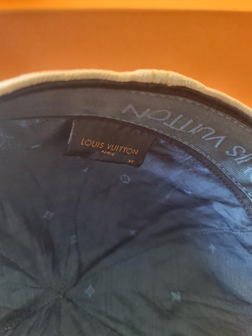 Louis Vuitton LV denim Cap new Blue Leather ref.437021 - Joli Closet