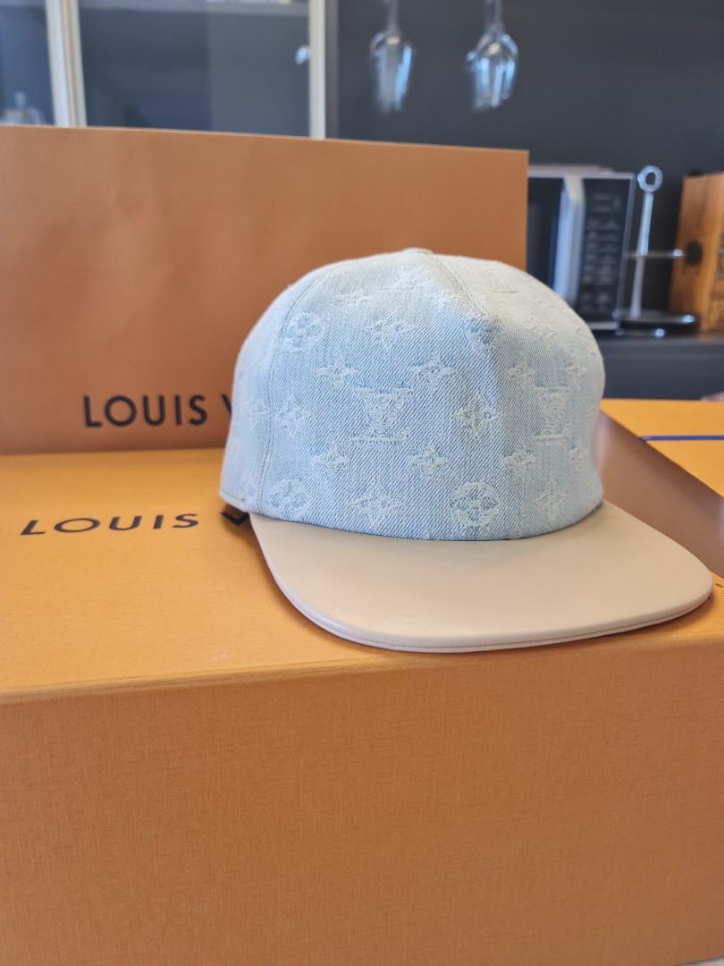Louis Vuitton Monogram Legacy Cap Light Blue Denim in Cotton - US