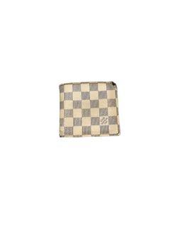 Louis Vuitton Damier Azur Portefeuille Sarah Summer Trunks Wallet White Auth