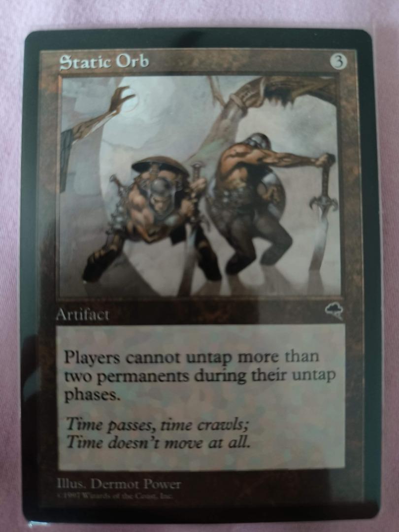 Magic The Gathering MTG Static Orb, Hobbies & Toys, Toys & Games on Carousell