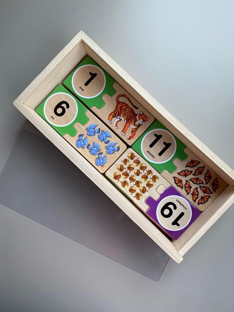Melissa and doug self correcting sales number puzzle