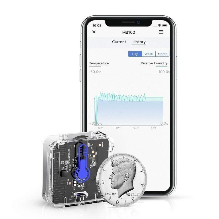 meross WiFi Thermometer- Smart Humidity Temperature Sensor with Alerts ...