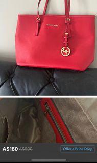 Michael kors red bag