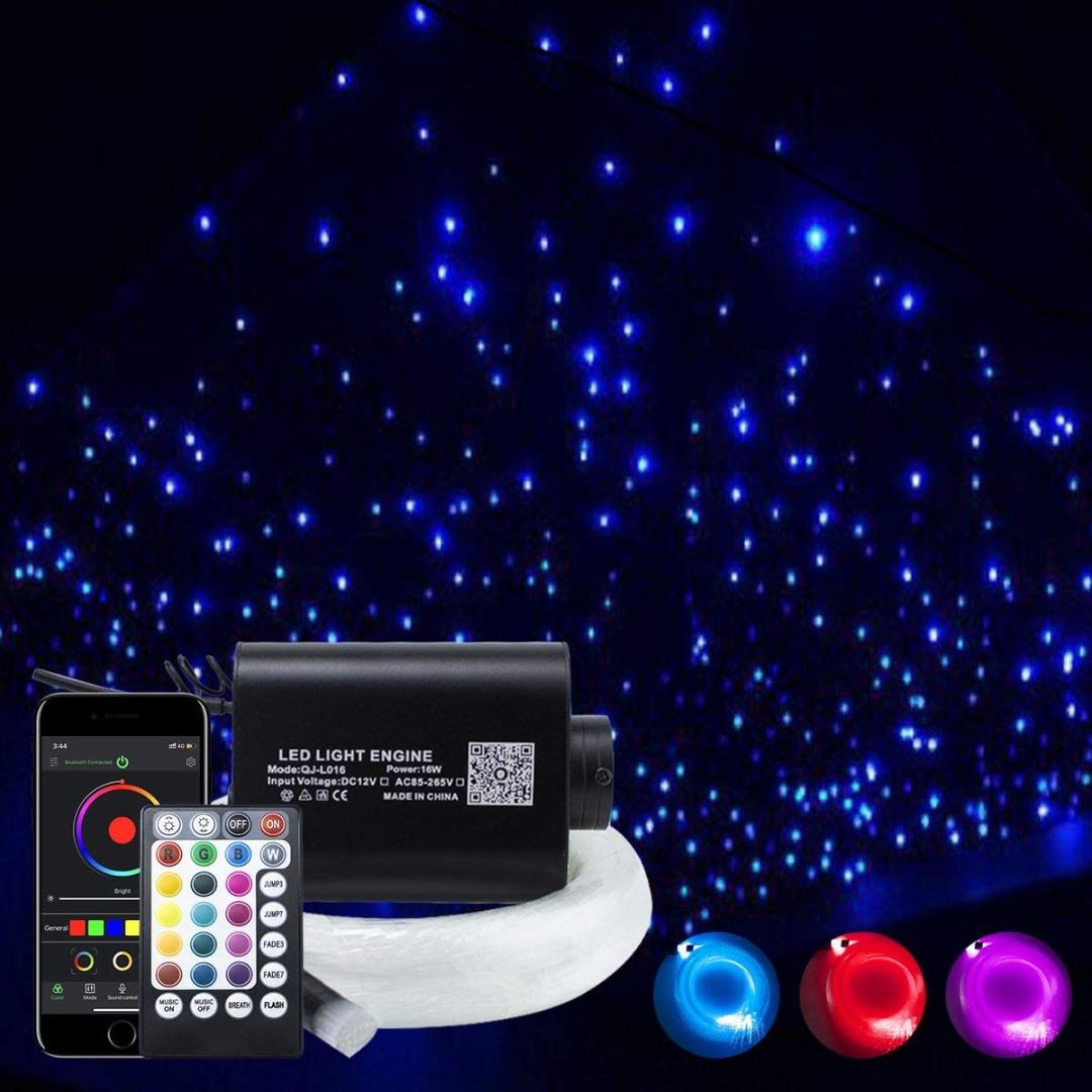 "(Mode QJL016, App control) Latest Kingmaled Car Home 16W App Fiber