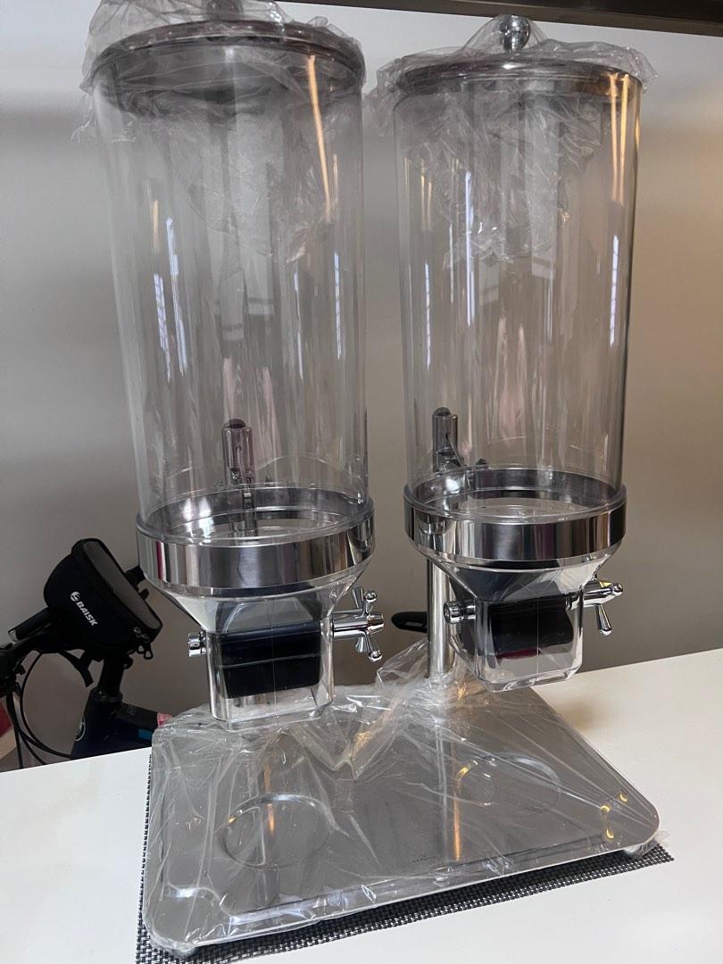 Moderne Cereal Dispenser Stainless Steel, Furniture & Home Living