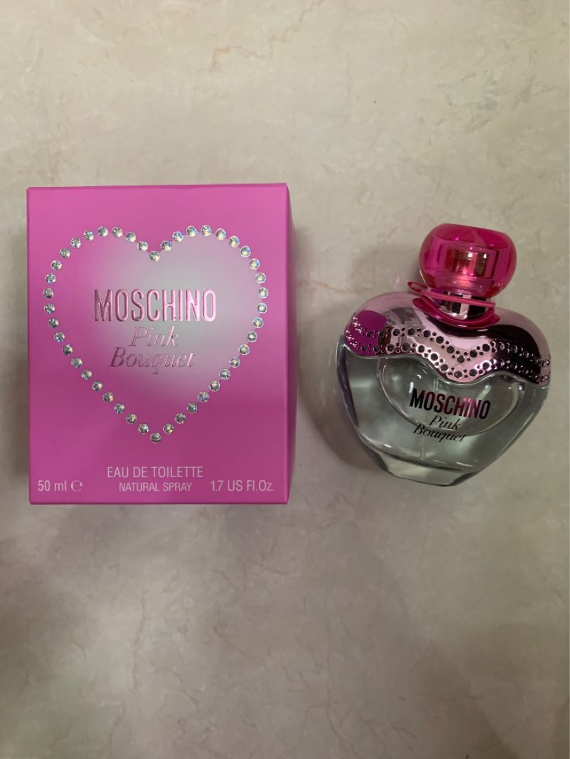 *MOVE OUT SALES* Moschino Pink Bouquet Eau de Toilette 50mL, Beauty &  Personal Care, Fragrance & Deodorants on Carousell