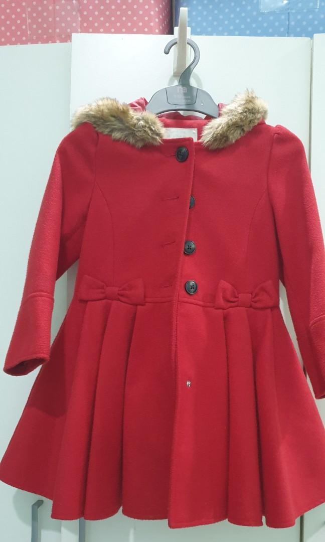 Mothercare Long Winter Coat Baju Sejuk Kanak kanak Babies