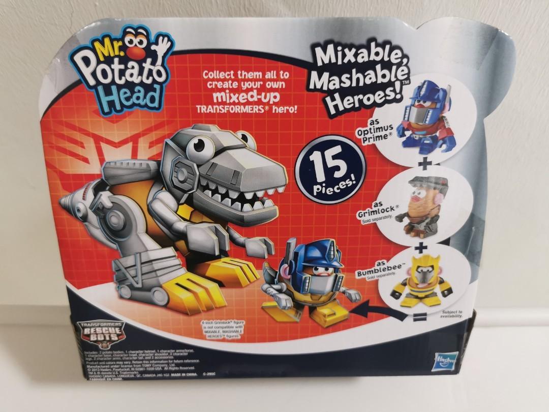 Mr Potato Head Mixable Mashable Heroes As Optimus Prime And Grimlock ...