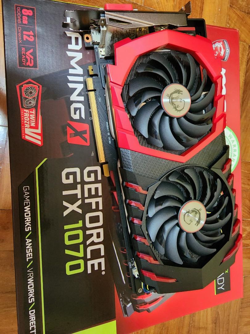 Msi gaming store x 1070 8gb