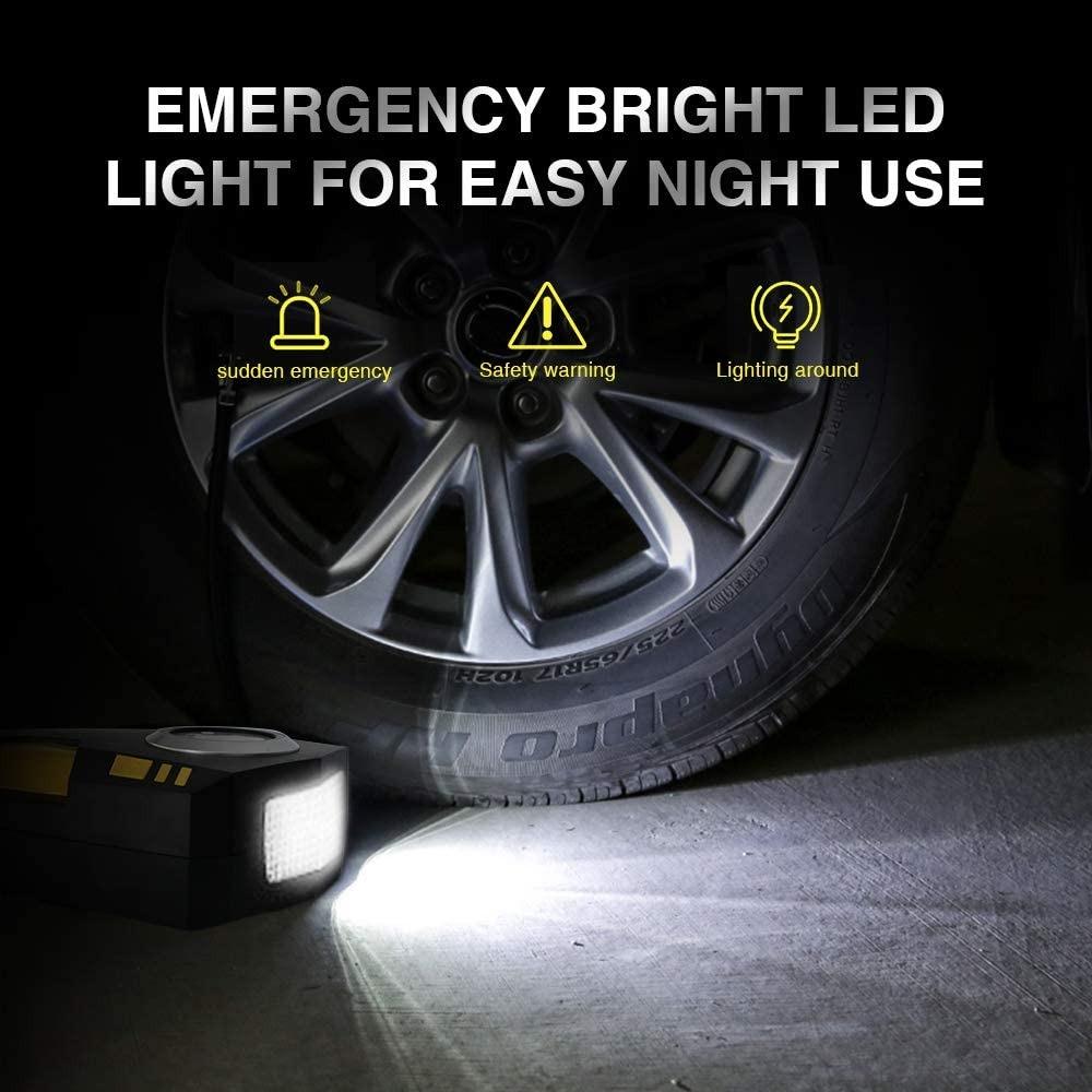 (N0 Fuse)Airsnigi Digital Tyre Inflator 12V, Portable Air Compressor