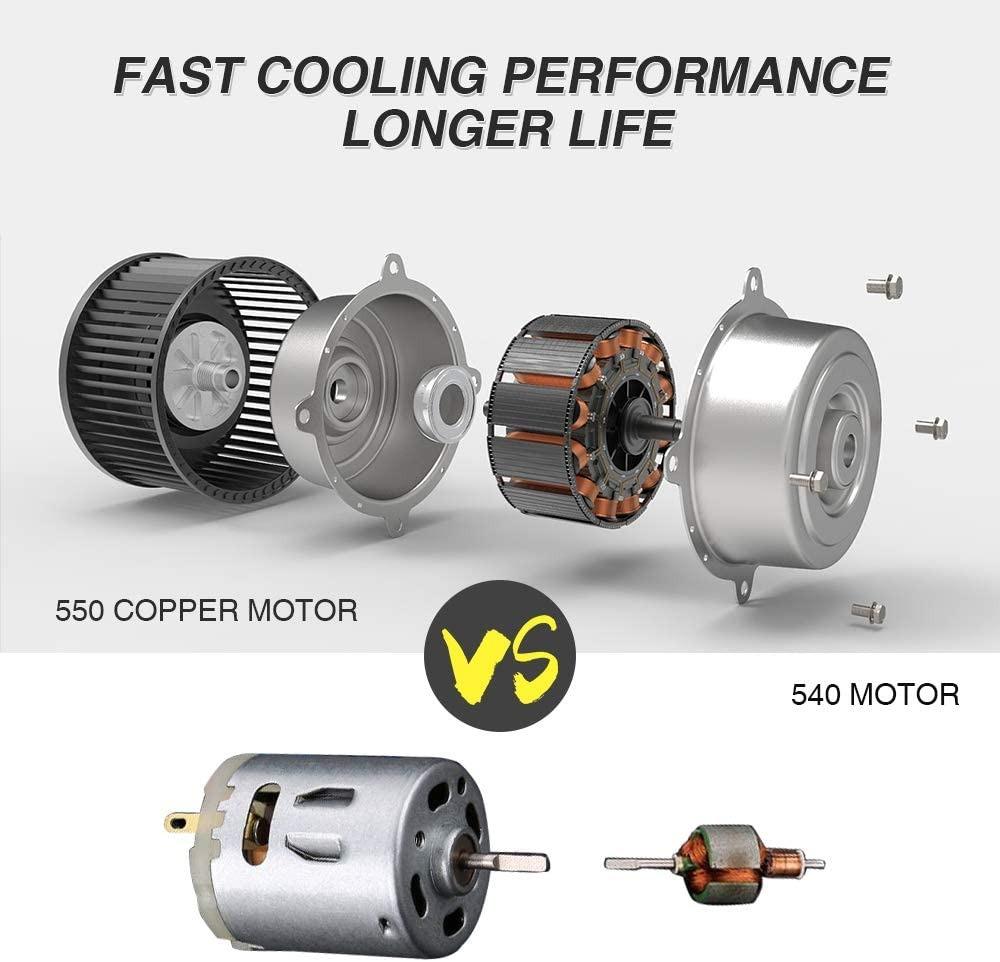 (N0 Fuse)Airsnigi Digital Tyre Inflator 12V, Portable Air Compressor