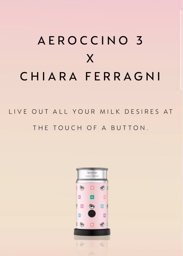 Aeroccino3 x Chiara Ferragni Milk Frother