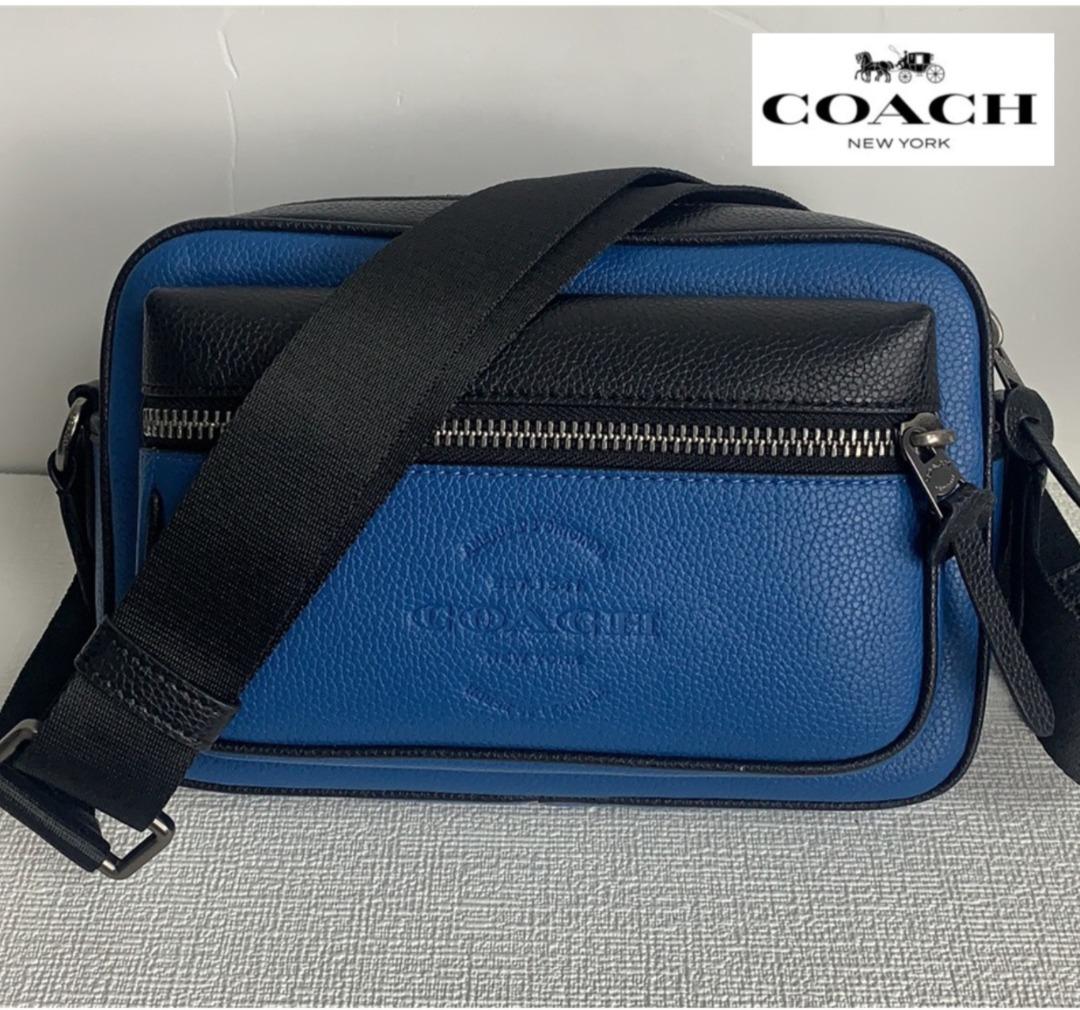 Coach sling bag men blue clearance