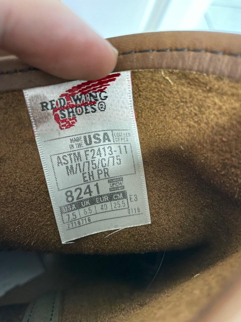 NEW Original Redwing Safety Shoes Pecos 8241 (US 7.5 UK 6.5 