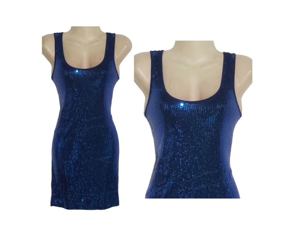 Nexus Sequin Blue Dress, Women's Fashion, Dresses & Sets, Dresses on ...