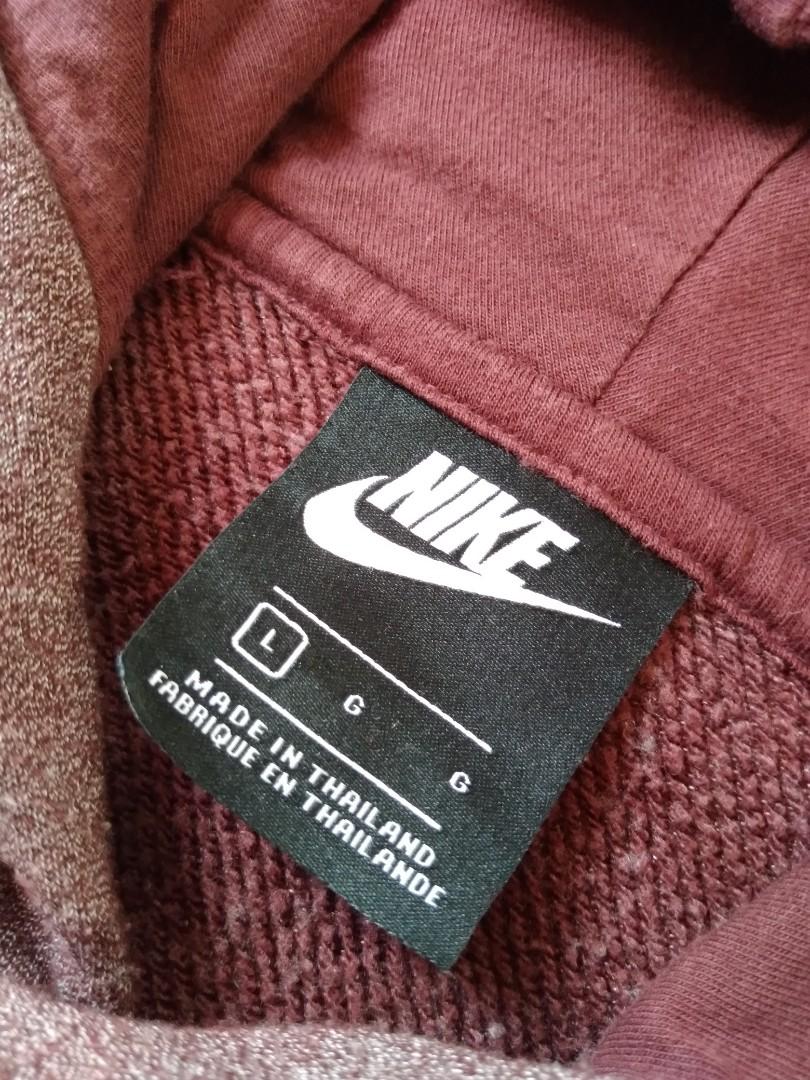 centered nike logo hoodie