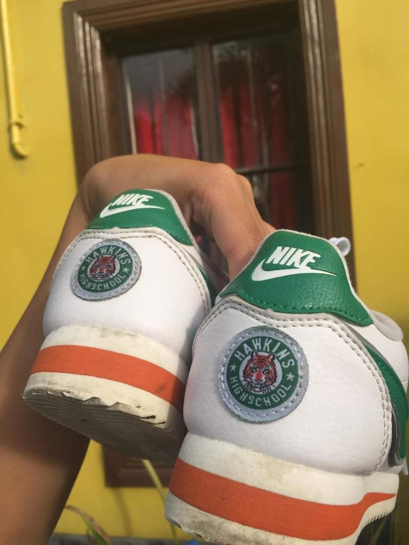 nike cortez stranger things on feet
