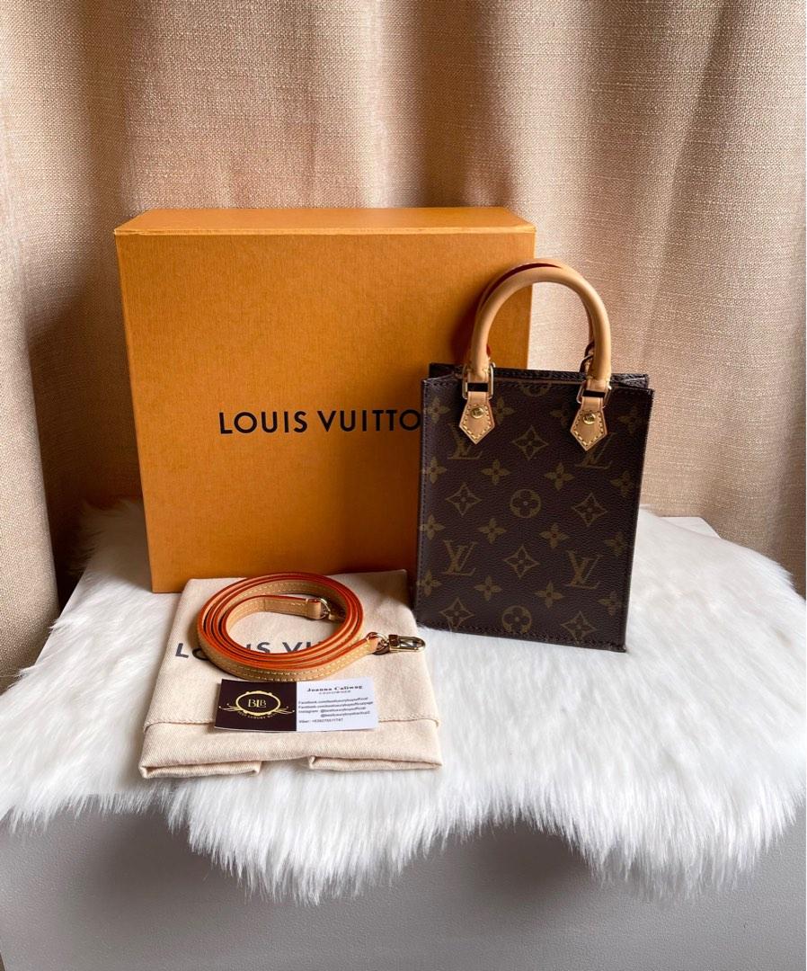🔥NEW LOUIS VUITTON Petit Sac Plat Monogram Crossbody Bag Limited