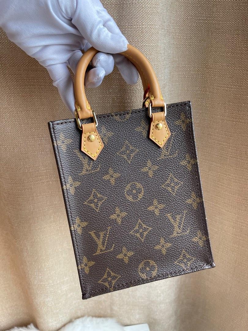 🔥NEW LOUIS VUITTON Petit Sac Plat Monogram Crossbody Bag Limited