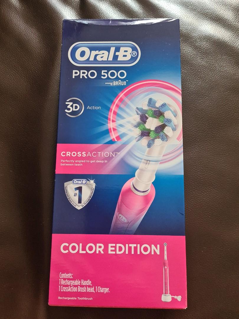 Oral-B Pro500 Cross Action by Braun, Beauty & Personal Care, Oral Care ...