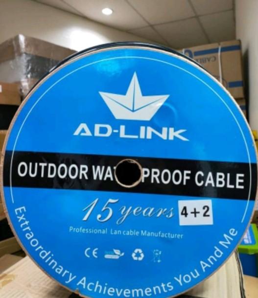 Outdoor UTP Cable CAT5e 305m Pure Copper with Power Cable, Computers