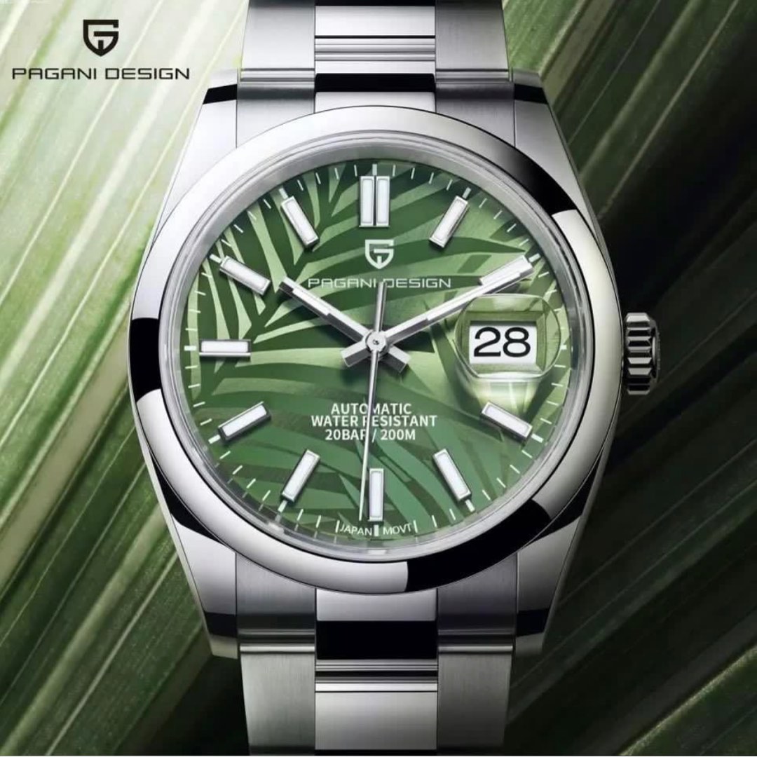 Pagani Design Explorer - 39mm palm leaf, Men's Fashion, Watches ...
