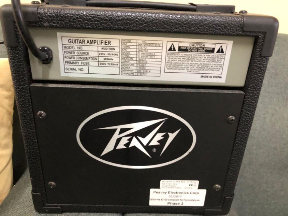 Peavey audition 15 watts hot sale