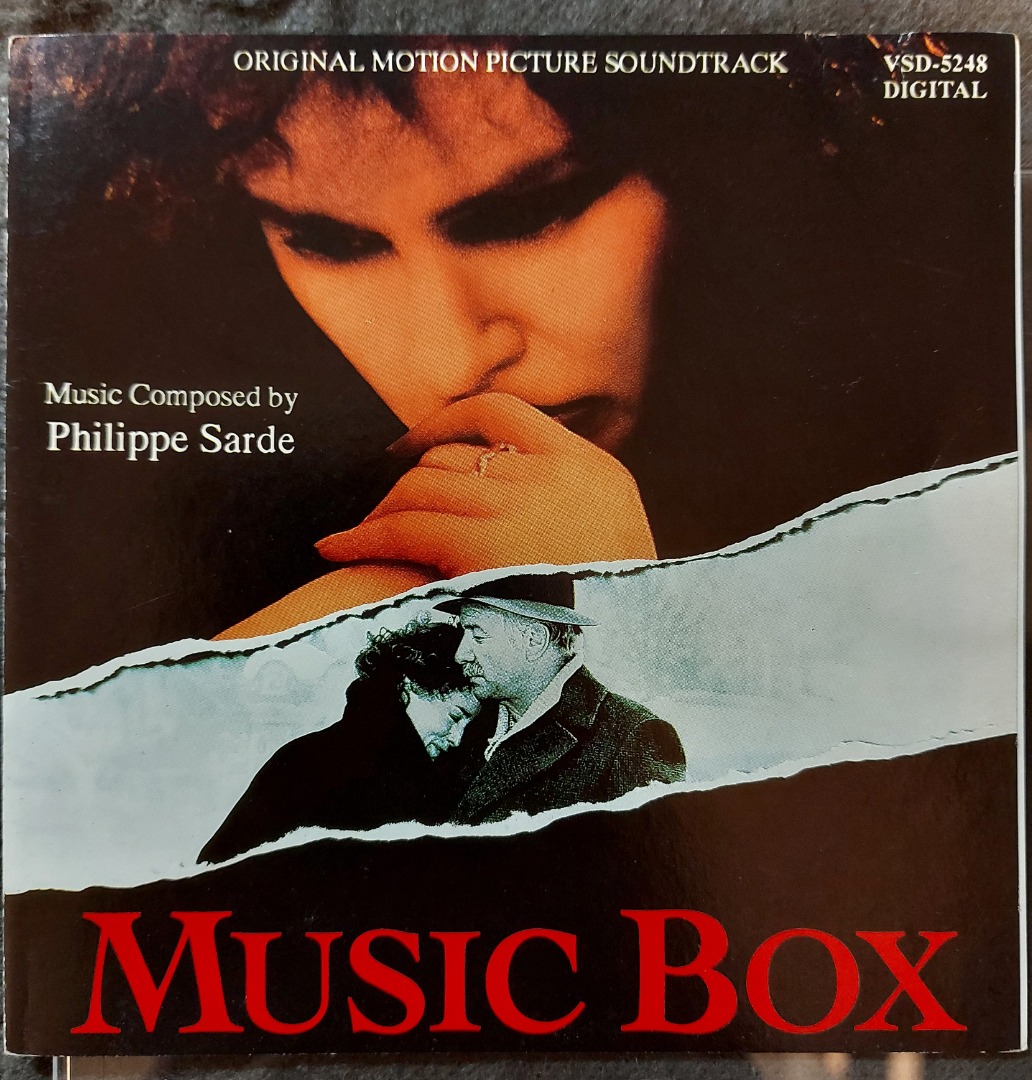 phiLippe sarde 配樂．MUSiC BOX 電影原聲 CD ost (89年 made in USA by JVC) 無 iFPi ...