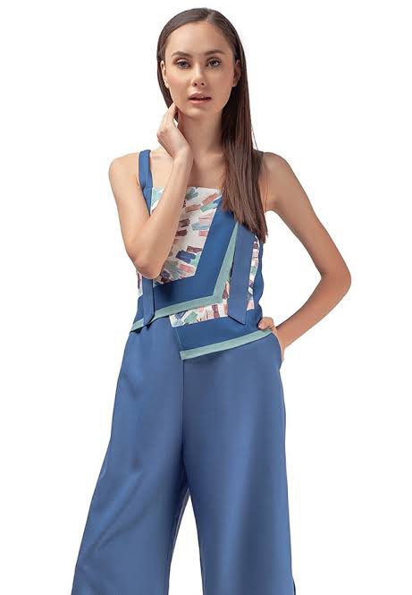 Plains and prints sale pantsuit