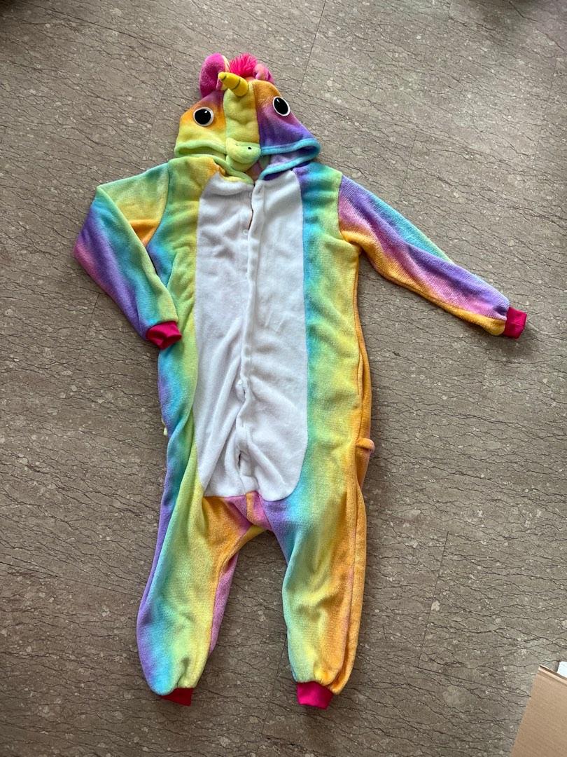 Rainbow unicorn onesie jumpsuit pijama for girls 13 15 y.o. or women