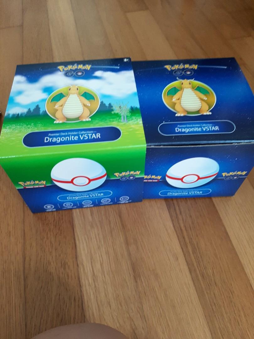 Pokemon TCG EMPTY Dragonite VSTAR Premier Deck Holder Collection Box