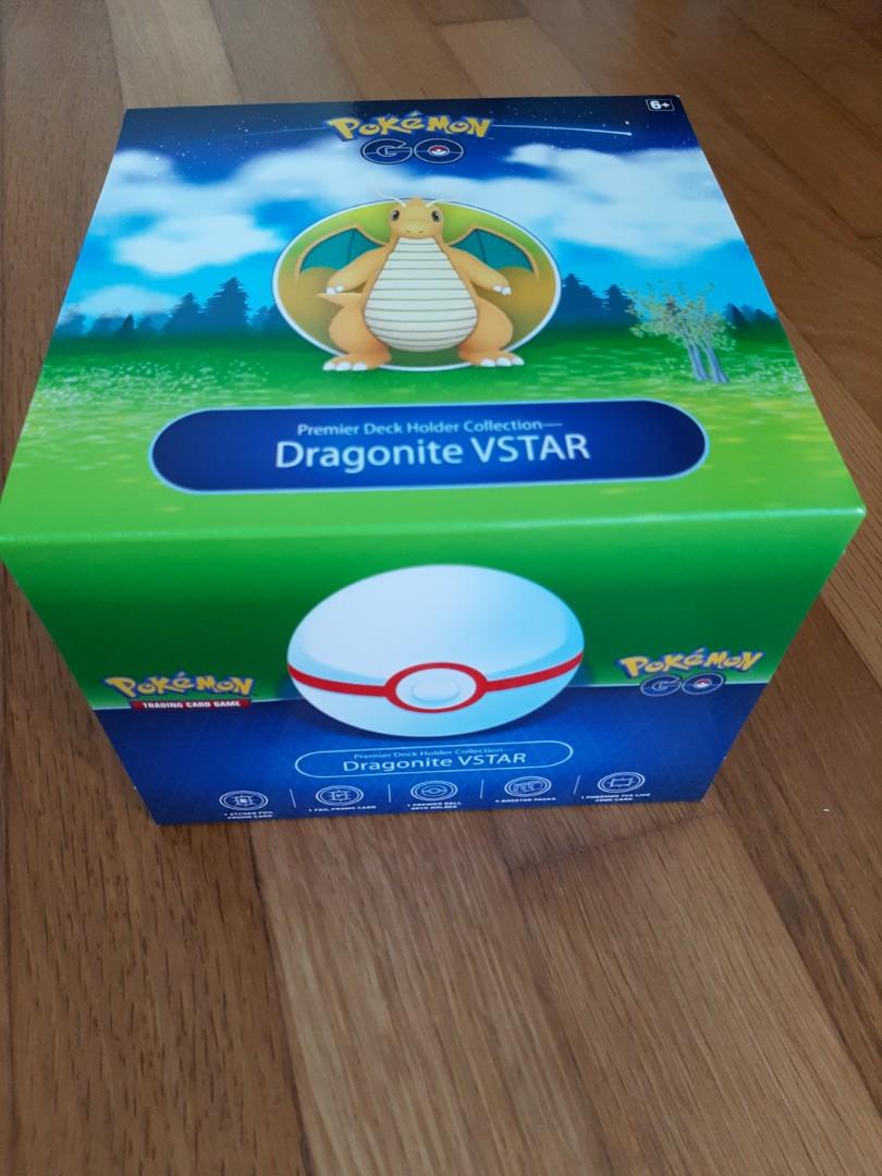 Pokemon TCG EMPTY Dragonite VSTAR Premier Deck Holder Collection Box