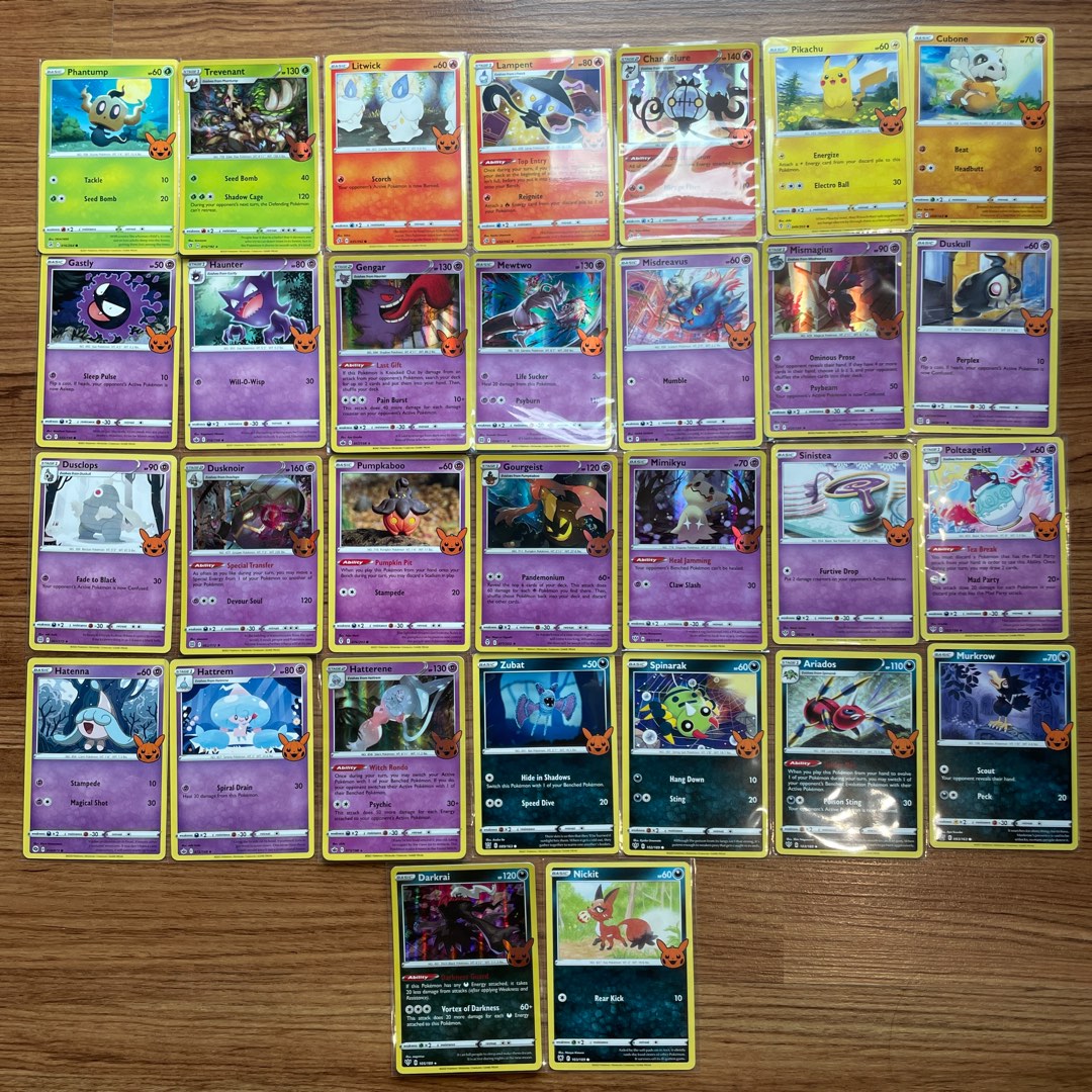 Pokemon TCG Full Master Set Halloween Trick or Trade Complete Mewtwo