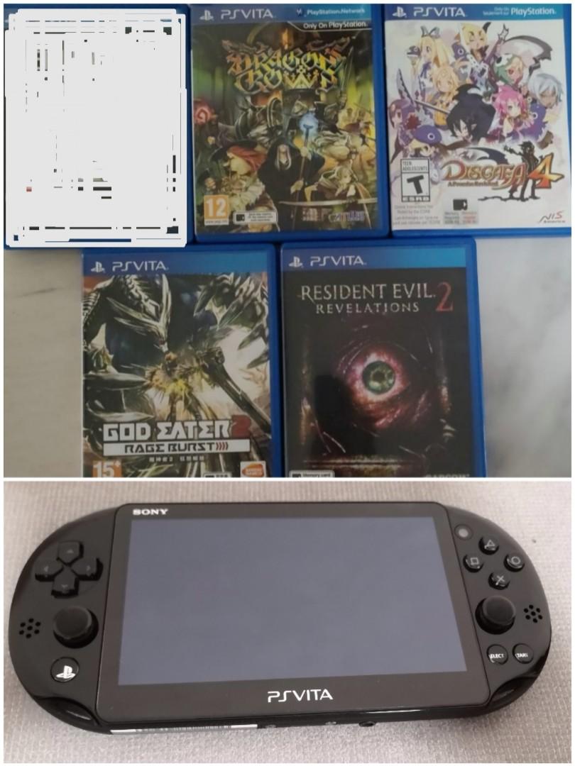 PS VITA PCH-2006 with 4 games, Video Gaming, Video Game Consoles,  PlayStation on Carousell