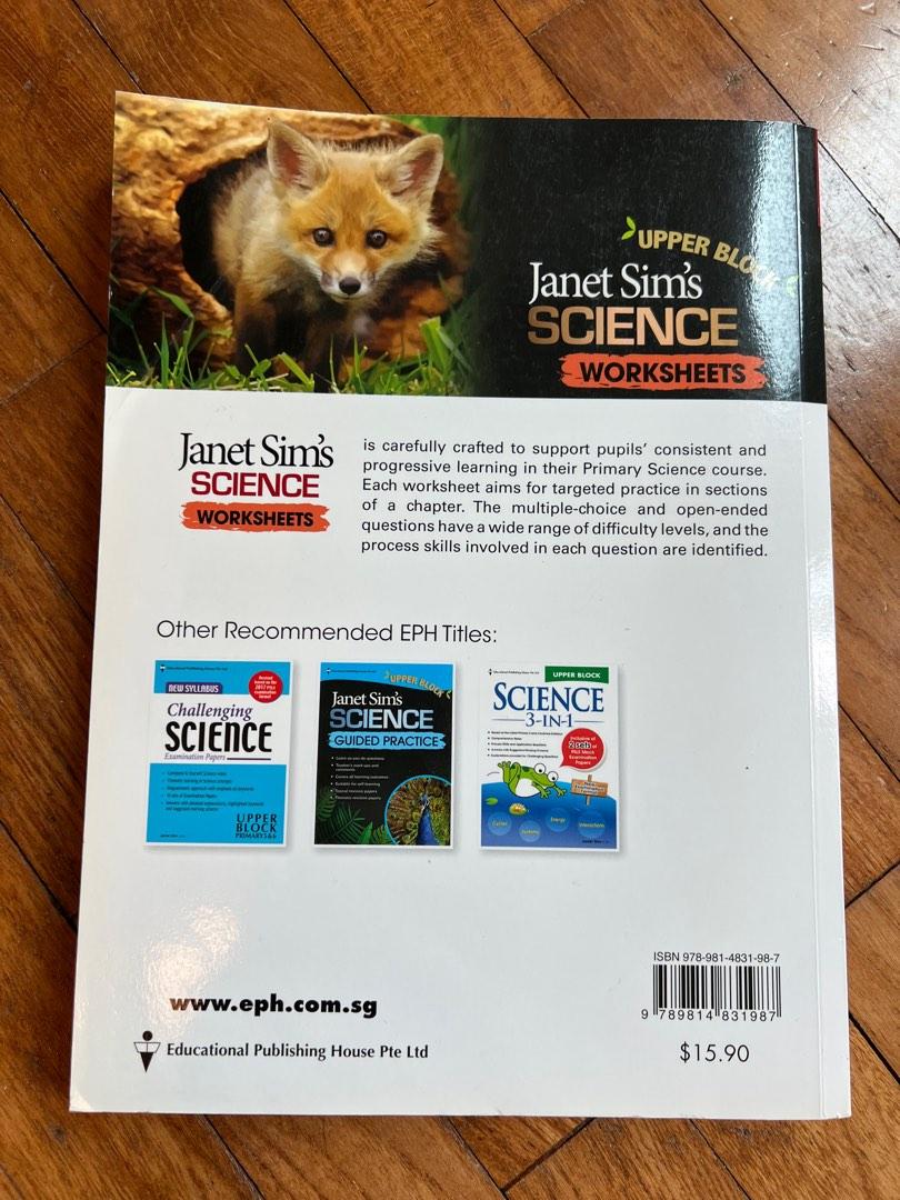 Janet Sim Science PSLE Science worksheets by Janet Sim, Hobbies & Toys, Books & Magazines ...