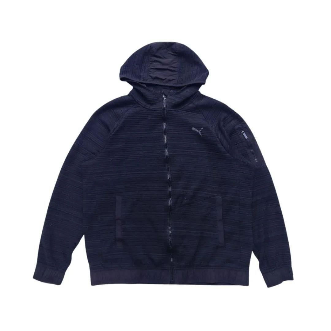 00s puma velour zip hoodie