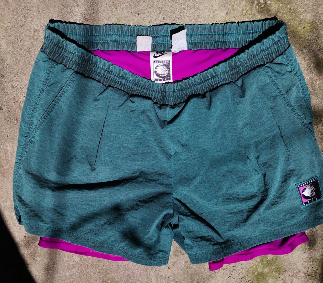 Rare Vintage Nike Challenge Court Agassi Men #39 s Fashion Bottoms Swim