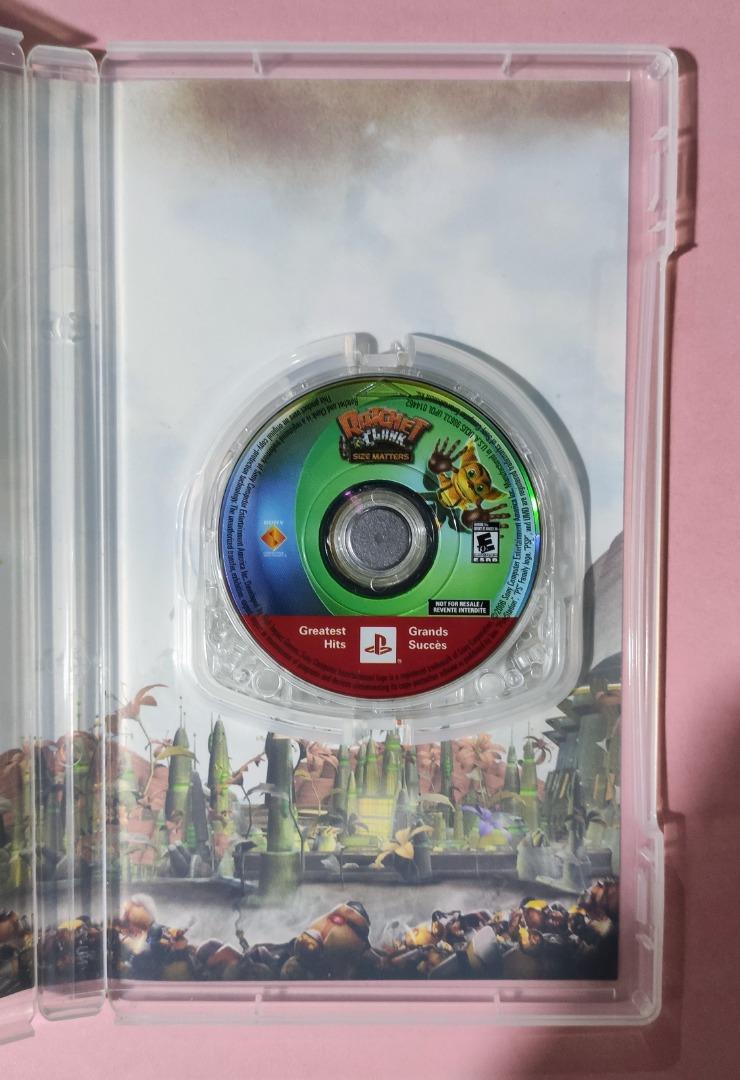 Ratchet & Clank: Size Matters (Sony PSP Playstation 2007) AUTHENTIC &  COMPLETE!! 711719863328