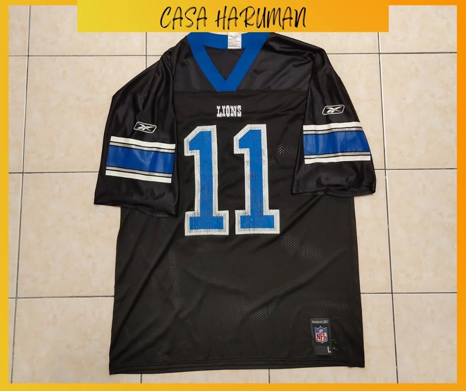 Black and blue lions jersey sales