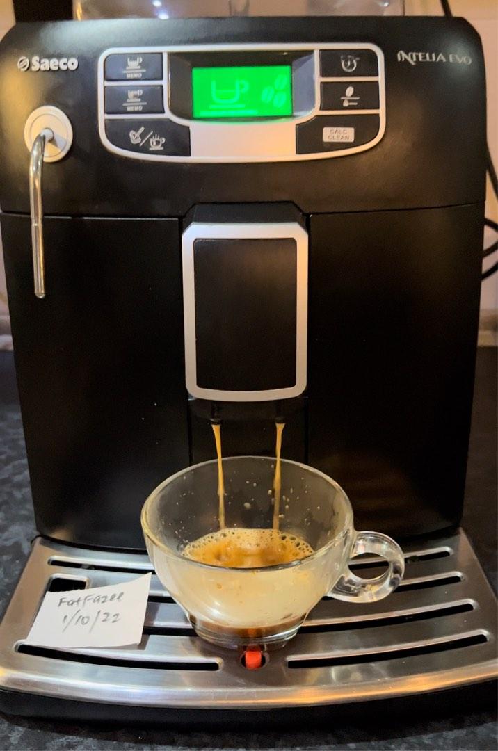 Saeco intelia evo espresso coffee machine, TV & Home Appliances