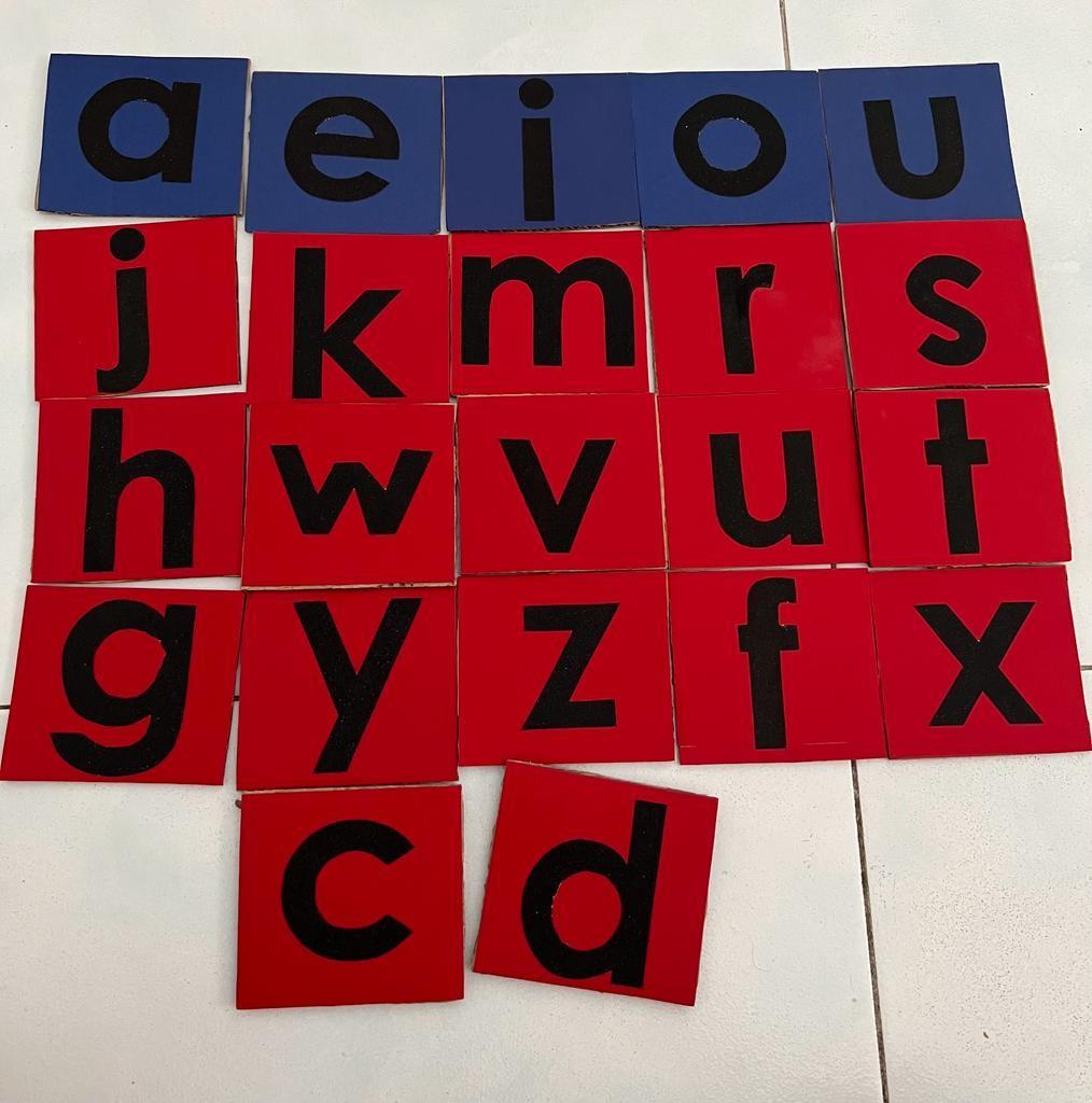 Sandpaper letters alphabets and numbers, Hobbies & Toys, Books