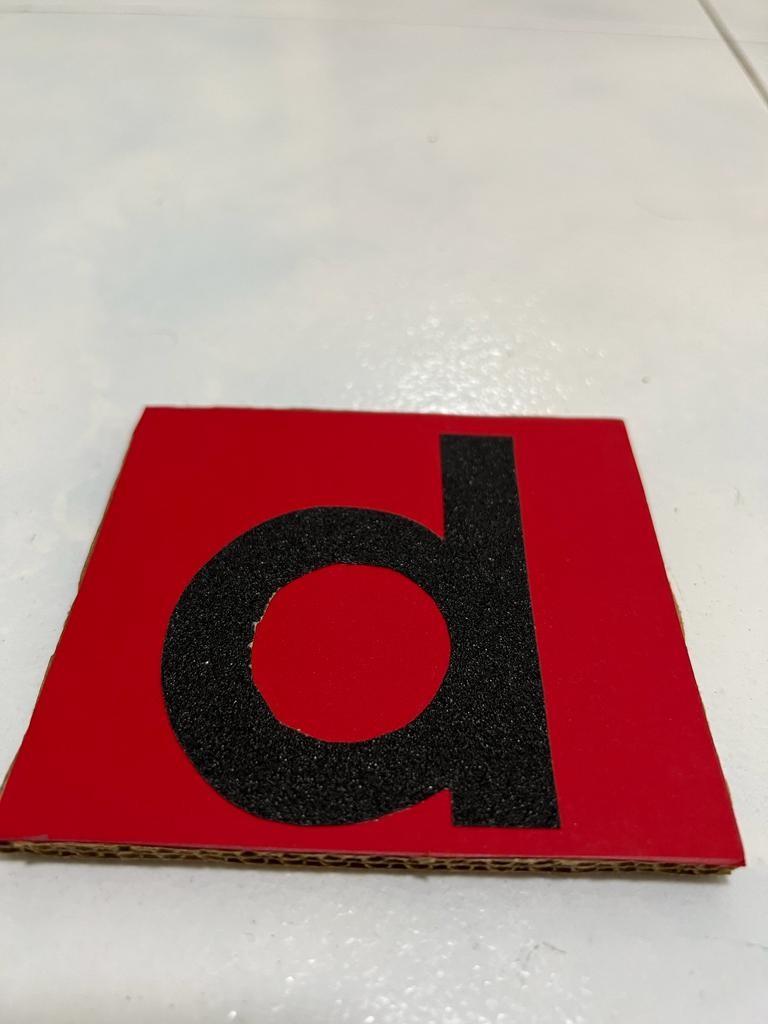 Sandpaper letters alphabets and numbers, Hobbies & Toys, Books